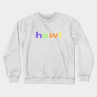 colorful letters Crewneck Sweatshirt